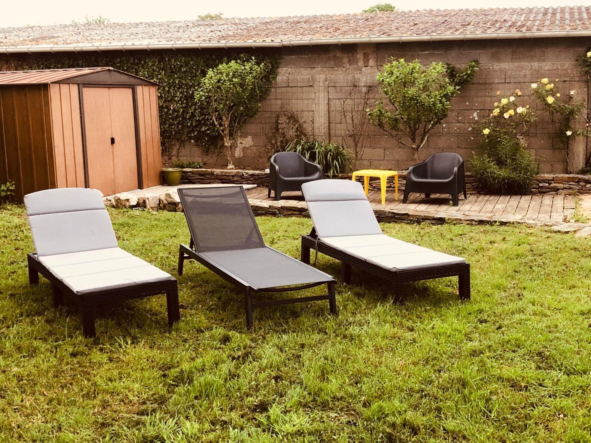 Maison De Campagne Proche De La Cote Chauvé Exteriör bild